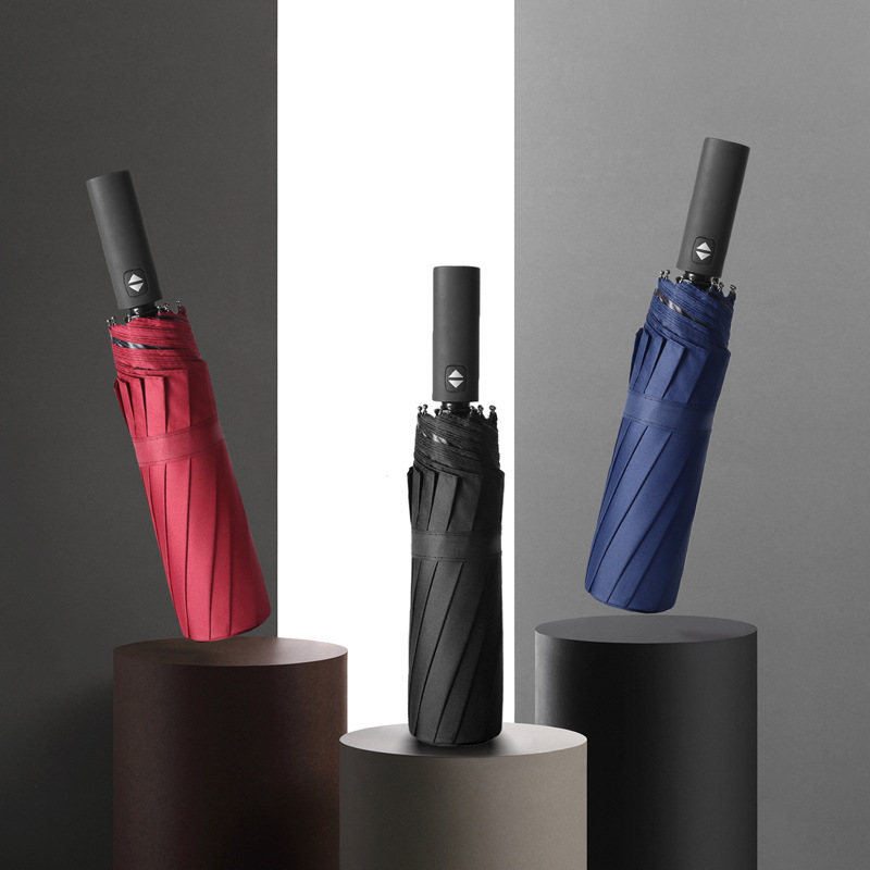 三折8骨全自动广告印刷logo雨伞 遮阳晴雨商务礼品伞折叠雨伞详情15