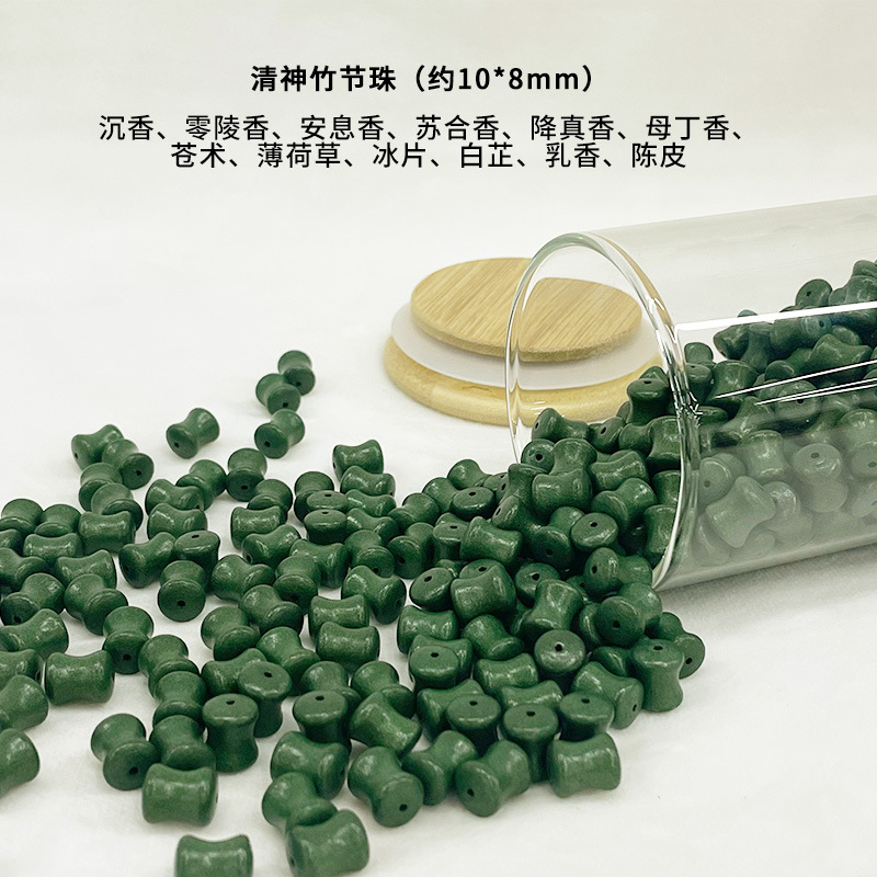 天然合香珠中药散珠珠夏季单颗纹路珠异形珠批发手工串珠手饰品详情10