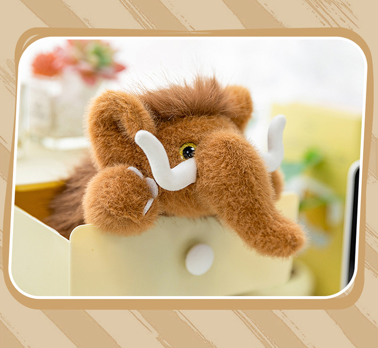 毛绒玩具猛犸象掌中宝熊传说小玩偶公仔娃娃包包挂饰摆件潮玩批货详情9