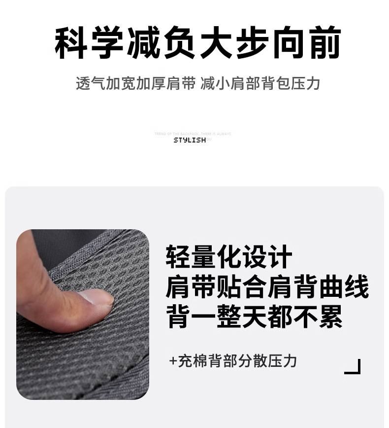 Cross-border large-capacity outdoor leisure travel backpack for both men and women, water-resistant sports mountaineering and camping backpack pic 9