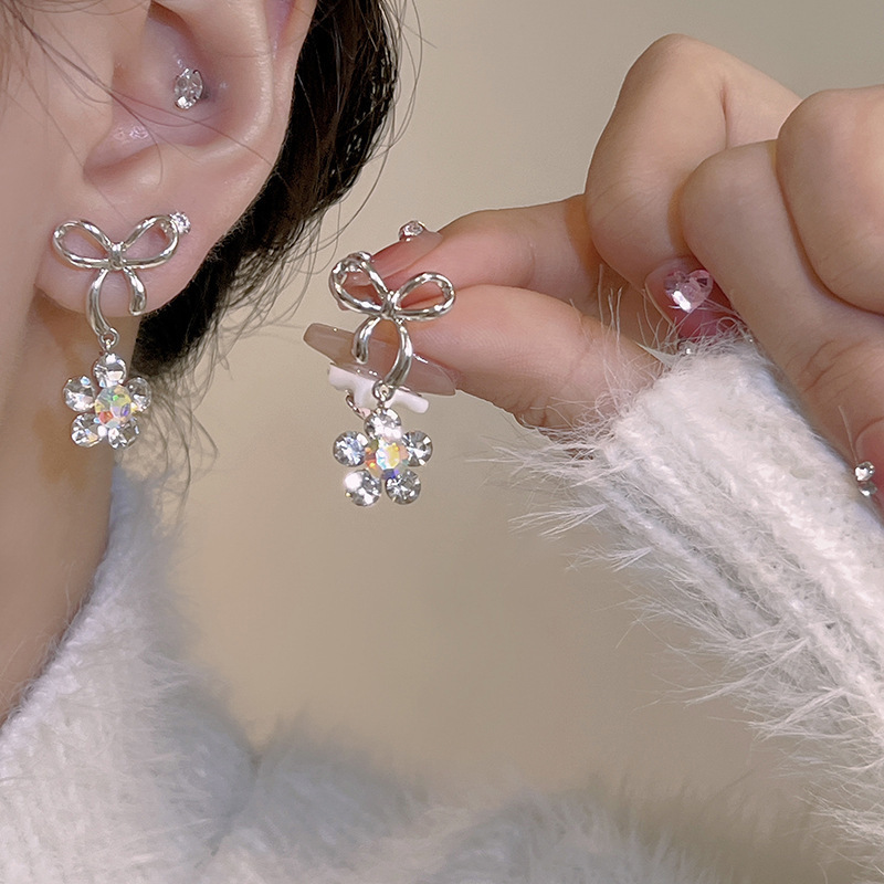 Ins-style pearl earrings for women, 925 silver needle, niche design, butterfly stud earrings, light luxury and high-end feel, earrings, earrings and ear rings pic 66