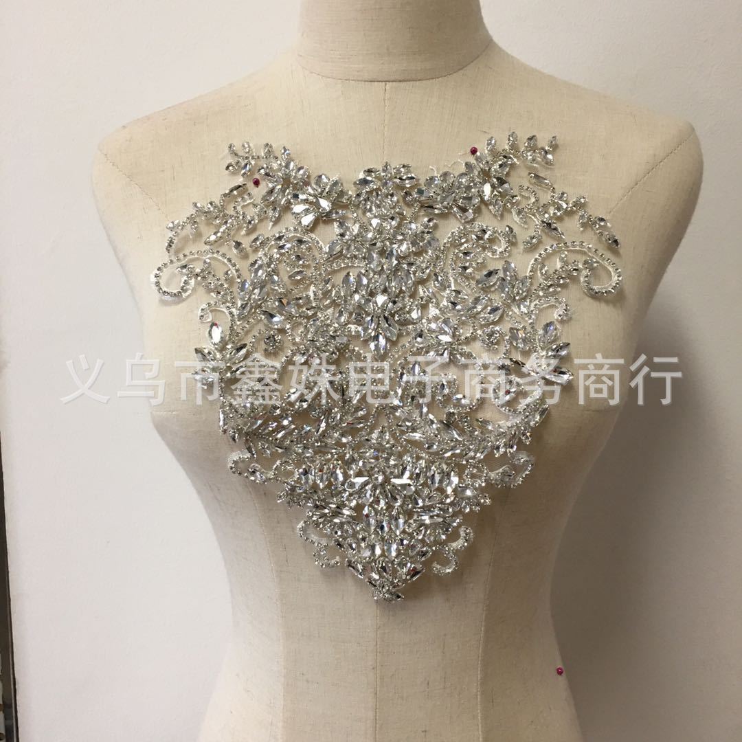 AB水钻热熔胶烫钻水钻贴花DIY 婚纱礼服配饰详情26