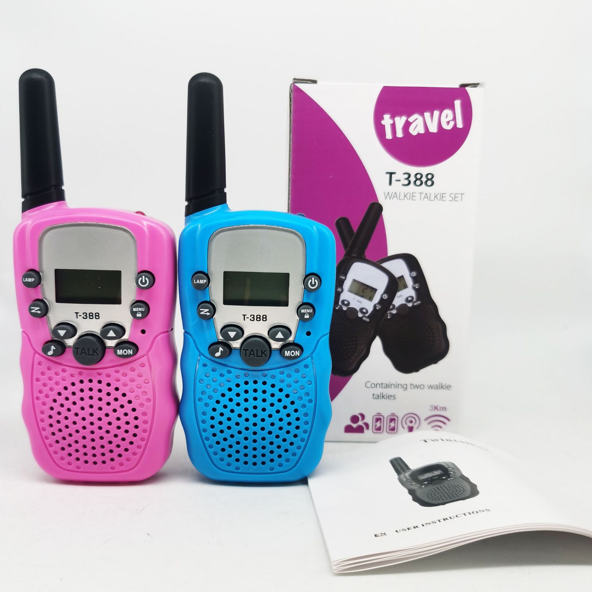 可充电T388儿童对讲机跨境货源儿童玩具对讲机手持户外亲子礼物爆详情12
