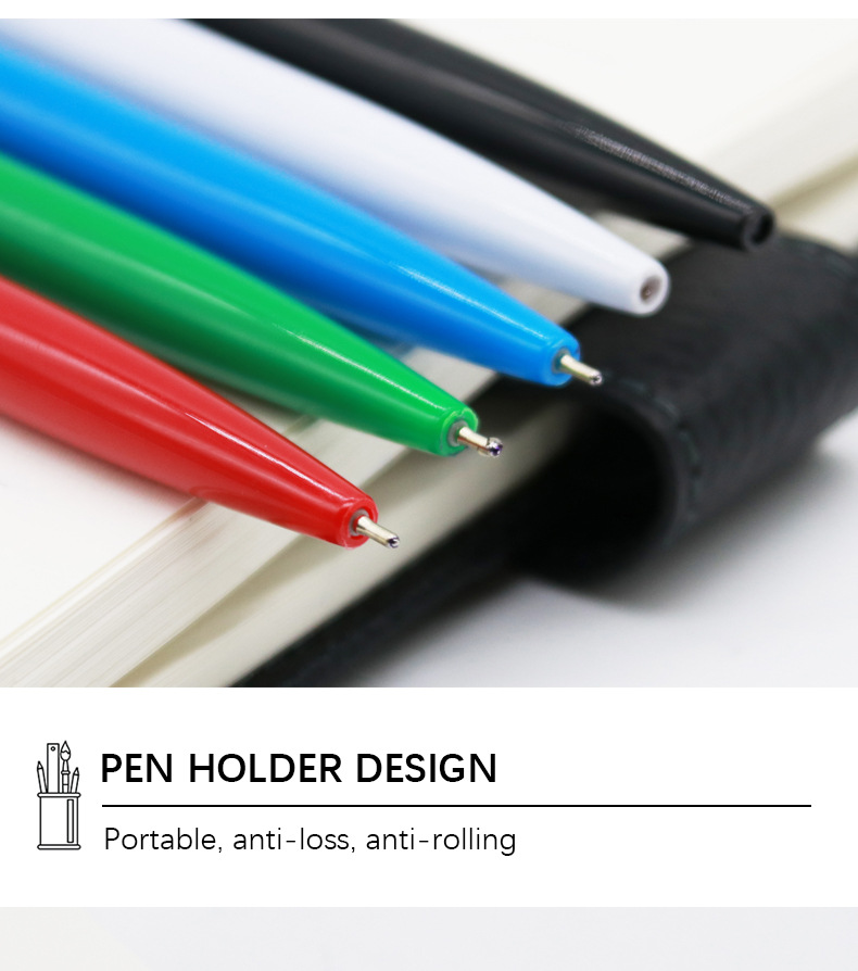Yalong Cross-border best-selling colored pen barrel 0.7mm press medium oil pen ballpoint pen with blue ink pic 8