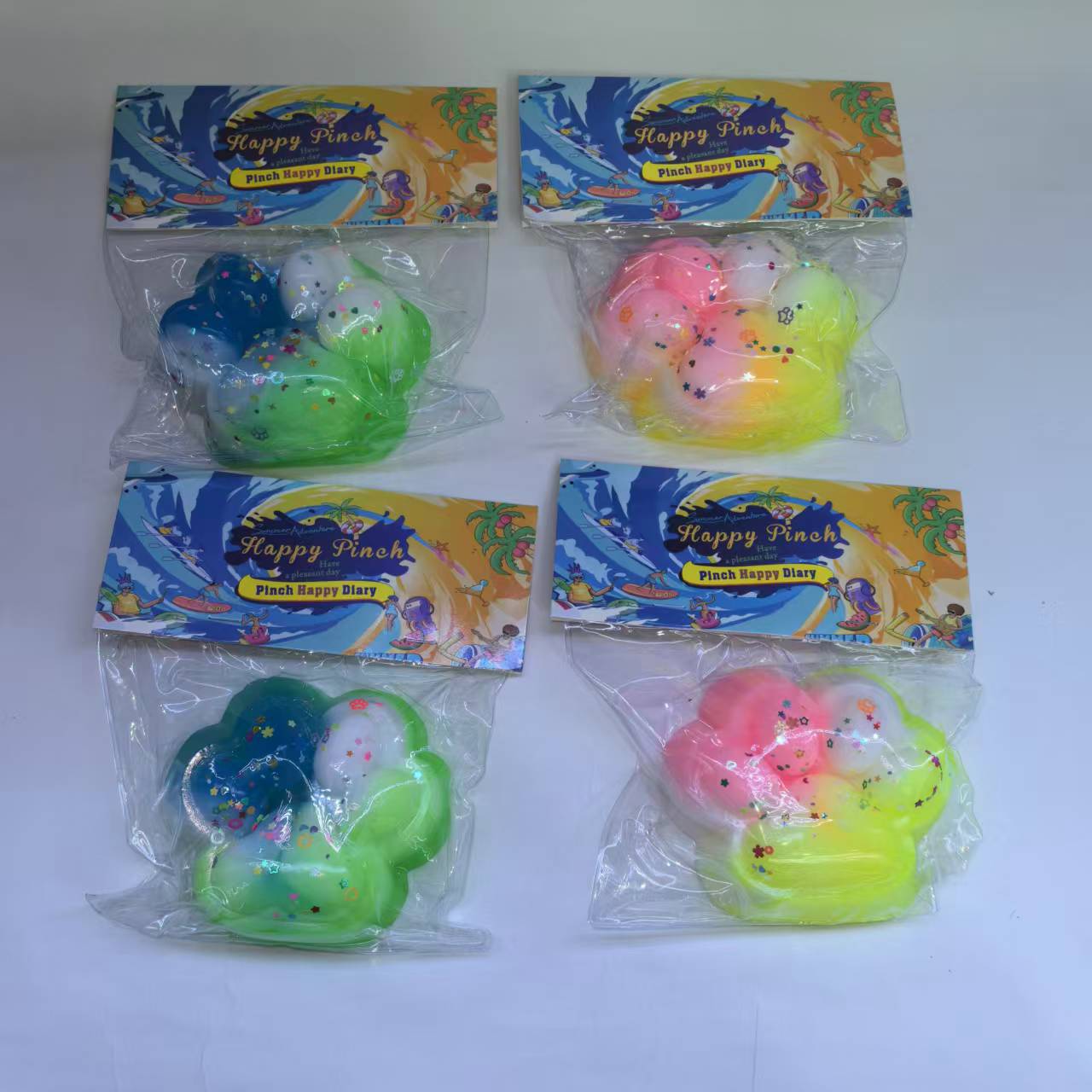 Release and Squeeze the 220g three-color big cat paw creative cartoon simulation cat paw toy from Le Ka Tou, new cross-border wholesale pic 7