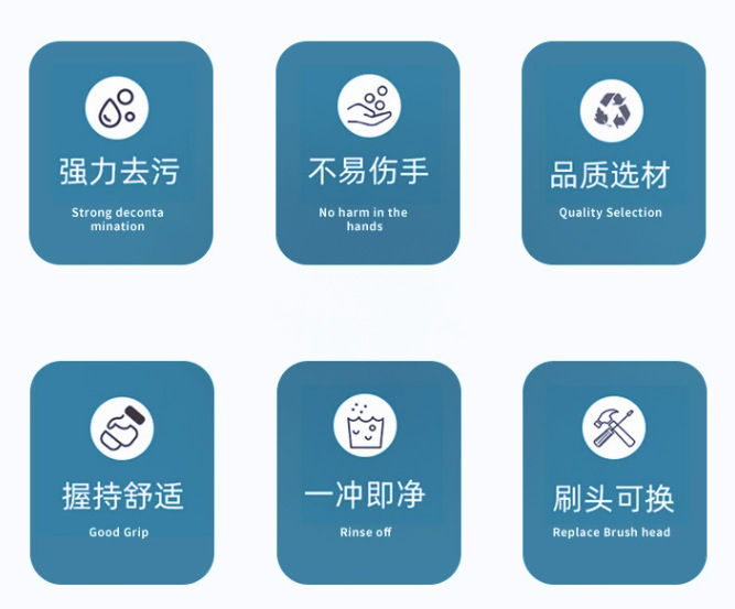 不粘锅钢丝球pet清洁球带手柄锅刷可拆洗pet钢丝球清洁球/刷详情3