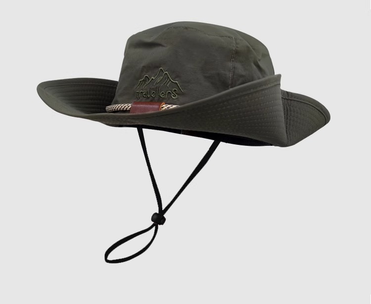 Big-headed sun hat, 2024 new style mountaineering hat, plus-size fisherman hat, outdoor western cowboy hat, large sun hat pic 39