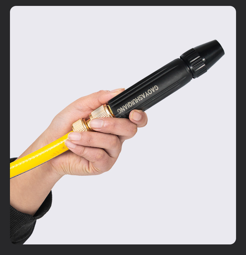 直喷水枪宝塔型高压水枪批发家用洗车园林黑金刚塑料体塑料壳喷头详情12