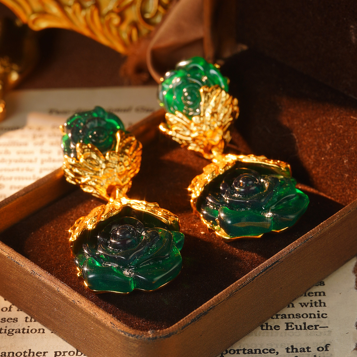 European and American retro fashion new stud earrings, trendy cross, vintage pearl natural stone earrings, elegant and personalized earrings pic 23