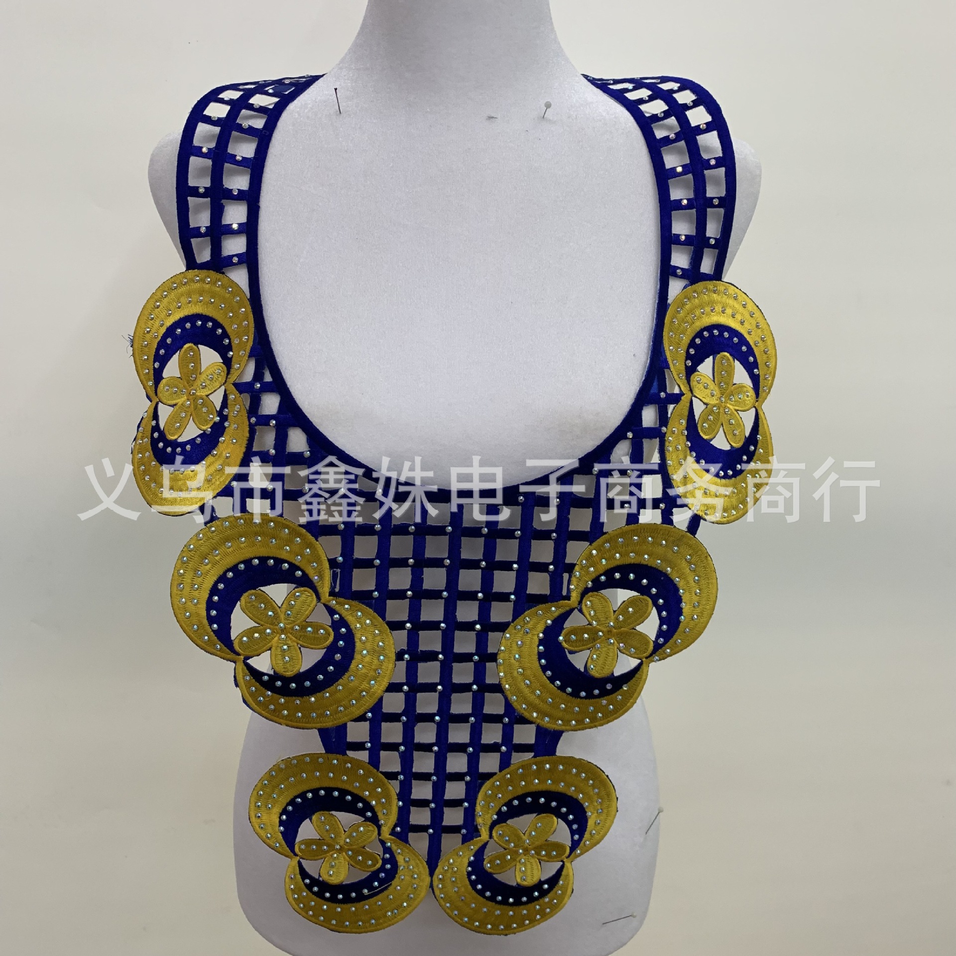 Embroidery, rhinestone and diamond fabric with adhesive backing decoration for foreign trade clothing accessories pic 13