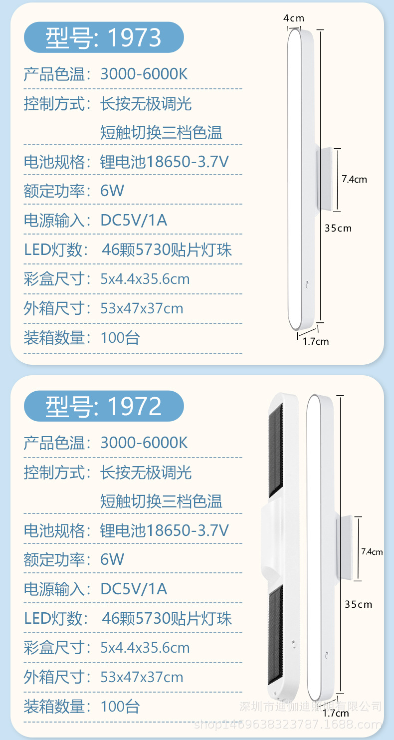 酷毙灯磁吸台灯学习宿舍阅读USB充电护眼便携三档调光灯饰照明夜灯详情2