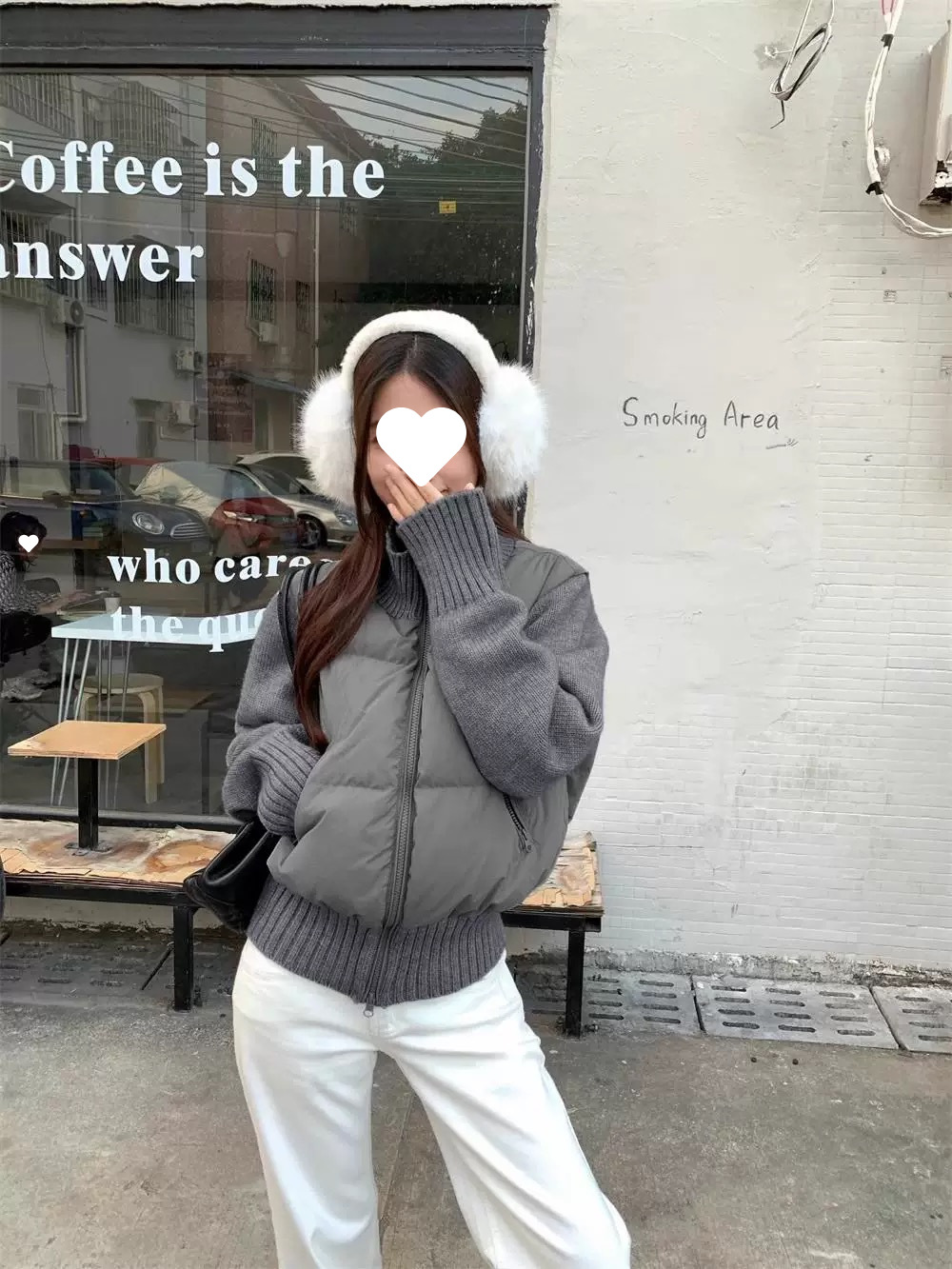 新款羽绒服女短款秋冬季2025小个子白鸭绒加厚针织袖白色轻薄外套详情33