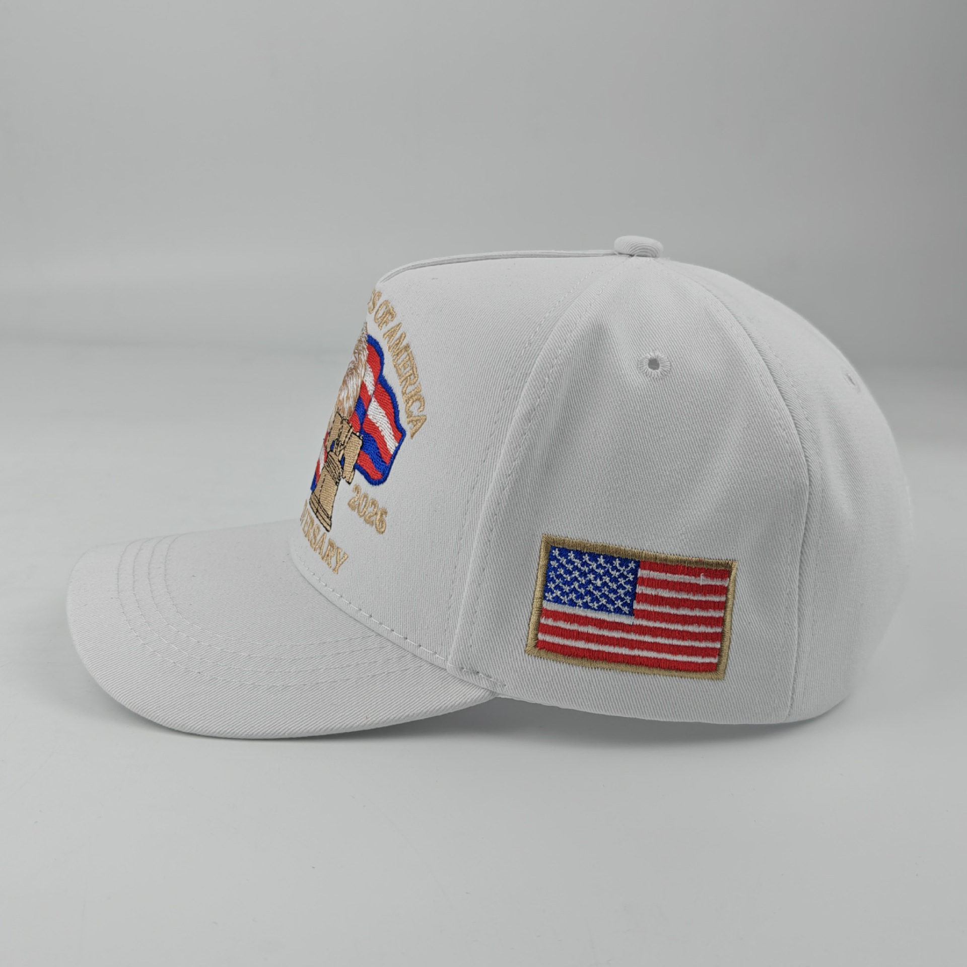 New in-stock American 250th anniversary commemorative baseball cap, three-dimensional embroidered commemorative cap, cross-border headband baseball cap pic 13