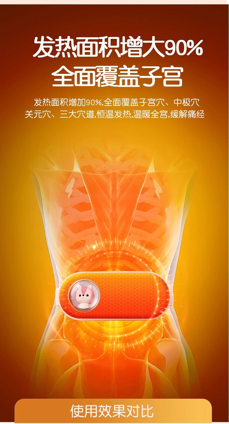 新款暖宫腰带大姨妈神器暖宫宝护腰带加热女生热敷暖腹暖胃暖宫带详情14