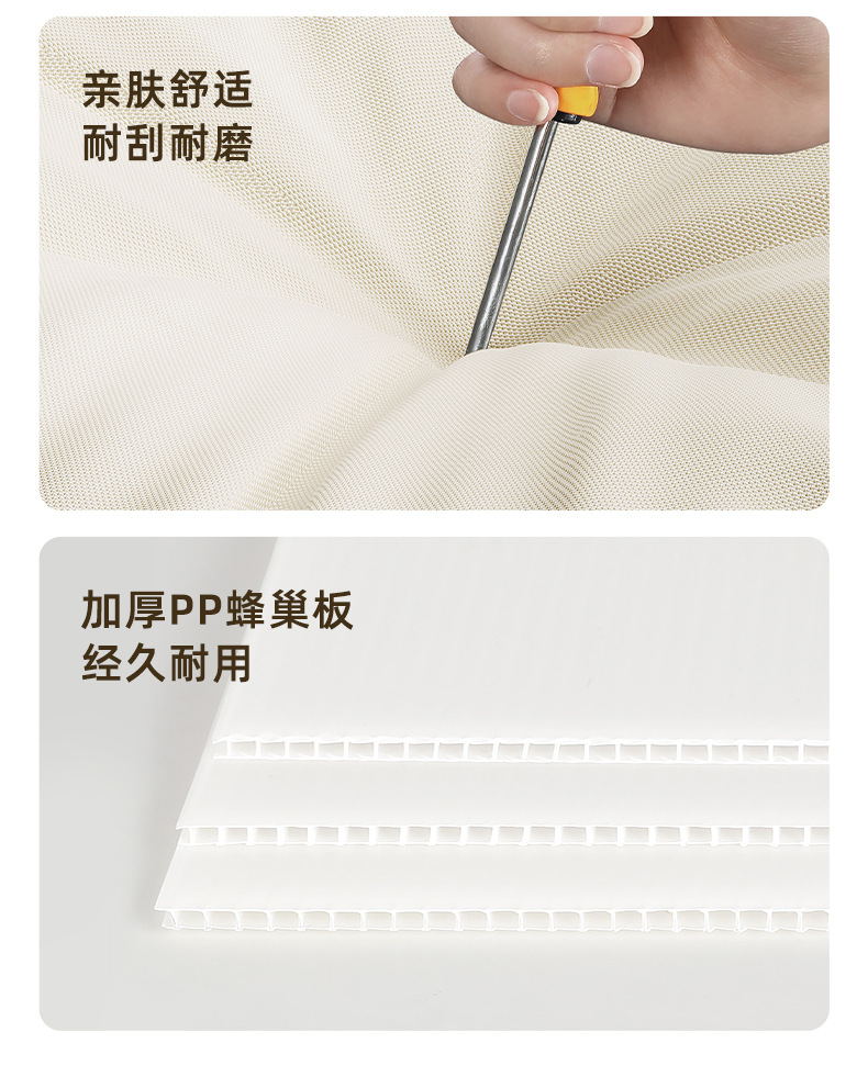 大容量抽屉式折叠收纳盒家用布艺储物箱方形桌面整理箱日用百货防尘收纳箱详情5