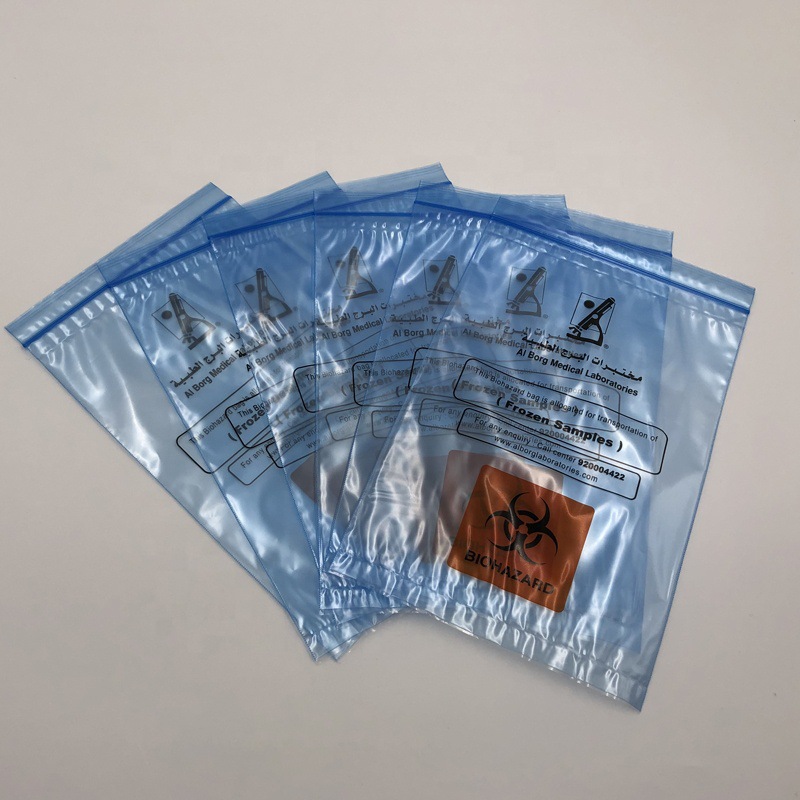 外贸专供医学检验生物标本接收袋字母袋生物危害自封袋灭菌生物袋详情10