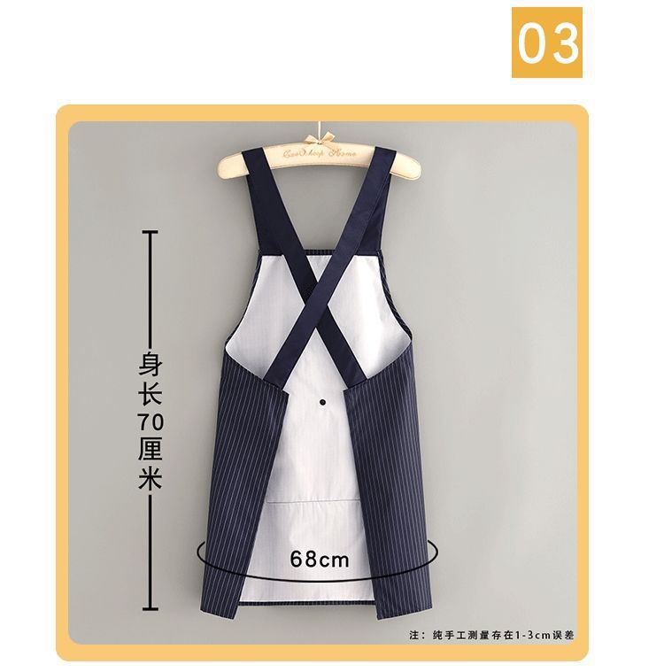 Detachable apron, kitchen household oil-proof apron, waterproof and oil-proof, thickened hand towel for women, multi-functional apron wholesale pic 7