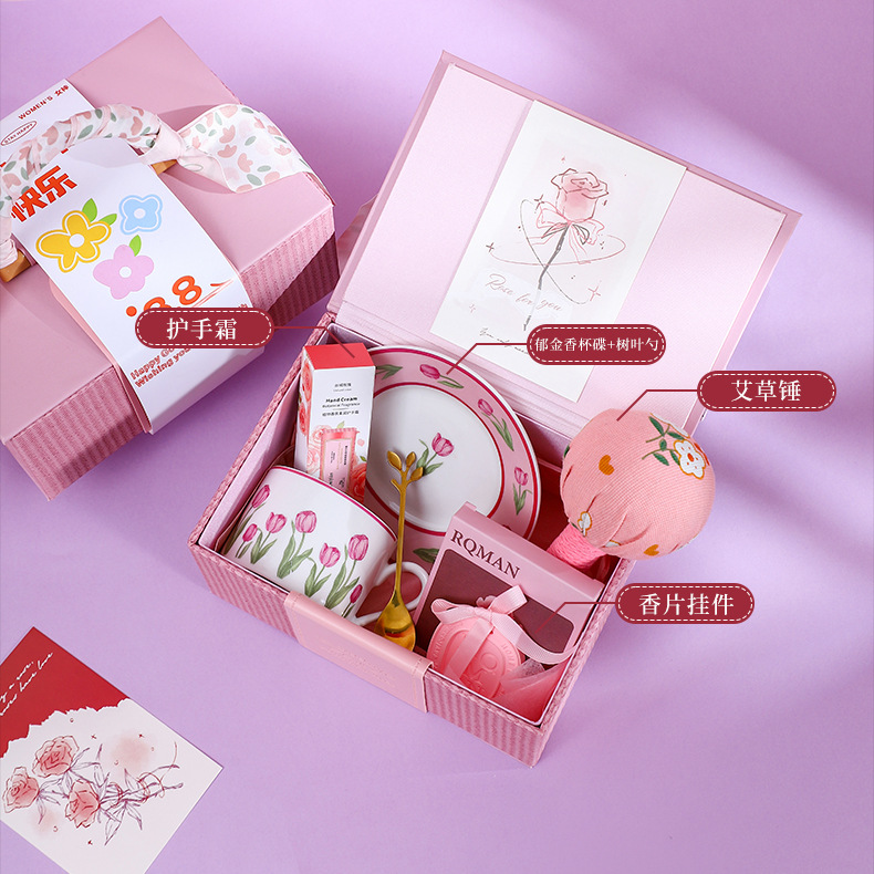 小红书同款高级感伴手礼皮质方盒七夕礼品女生生日礼物送闺蜜朋友详情15