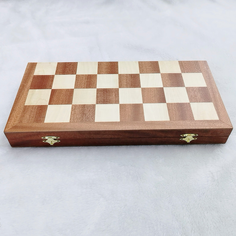 Wooden 64-square and 100-square international Draughts, beech jumping pieces, redwood chessboard, 2 extra spare pieces, beech pieces pic 4