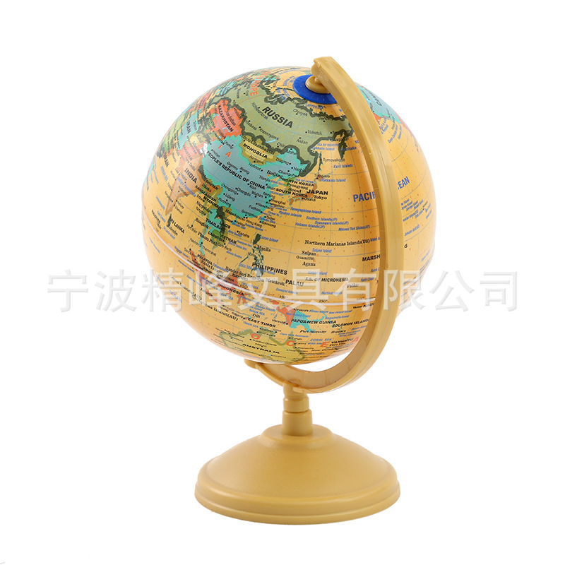 仿古铜色全英文全塑地球仪中学生教学专用地球仪书房摆件地球仪详情10