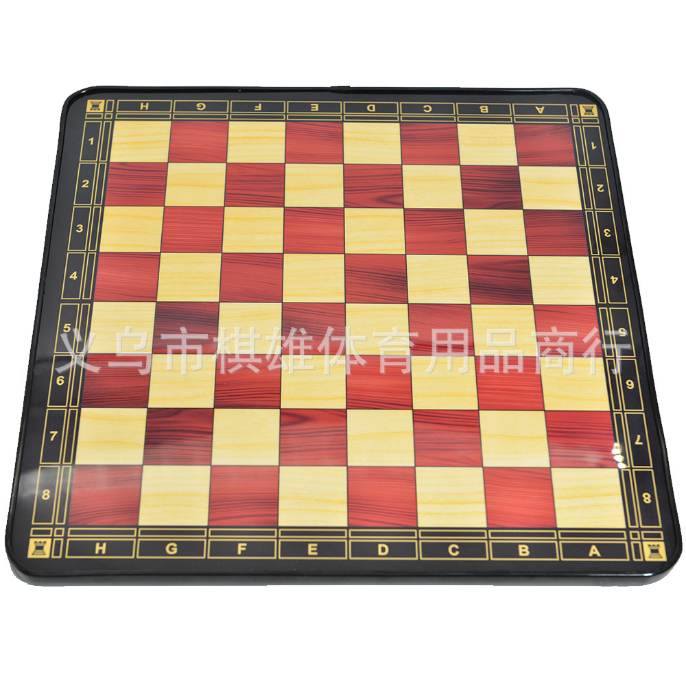 高光亮面漆艺棋盘桌游国际象棋游戏玩具棋牌娱乐不含棋子33CM详情7