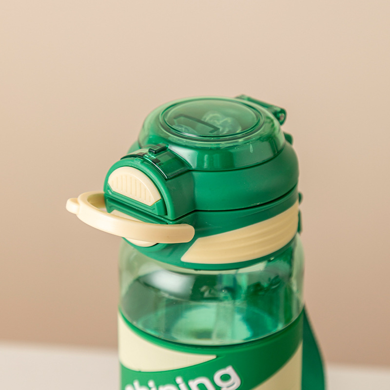 高颜值大容量双饮杯男女塑料水杯夏季创意学生上学便携吸管杯子详情8