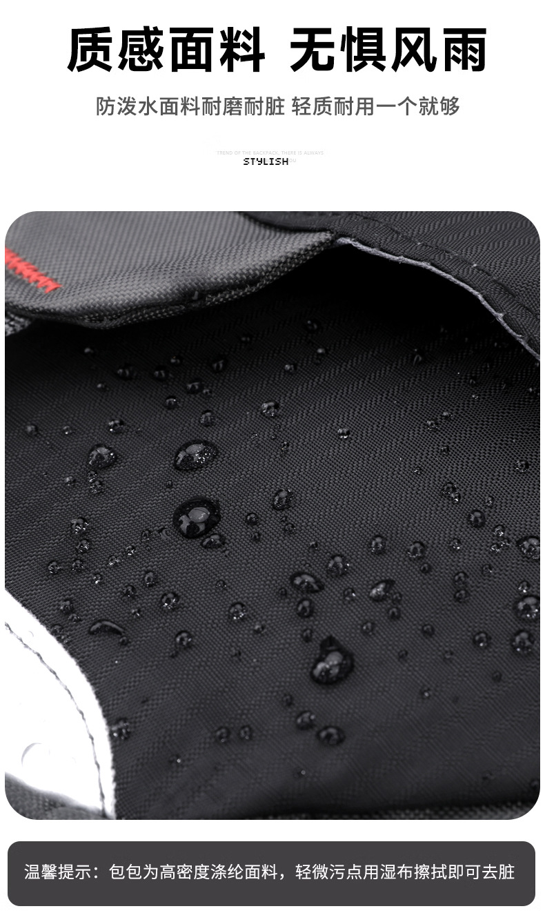 Cross-border large-capacity outdoor leisure travel backpack for both men and women, water-resistant sports mountaineering and camping backpack pic 11