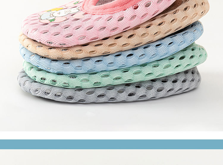 春夏男女宝宝地板袜儿童网眼透气卡通婴儿鞋袜隔凉学步室内鞋批发详情5