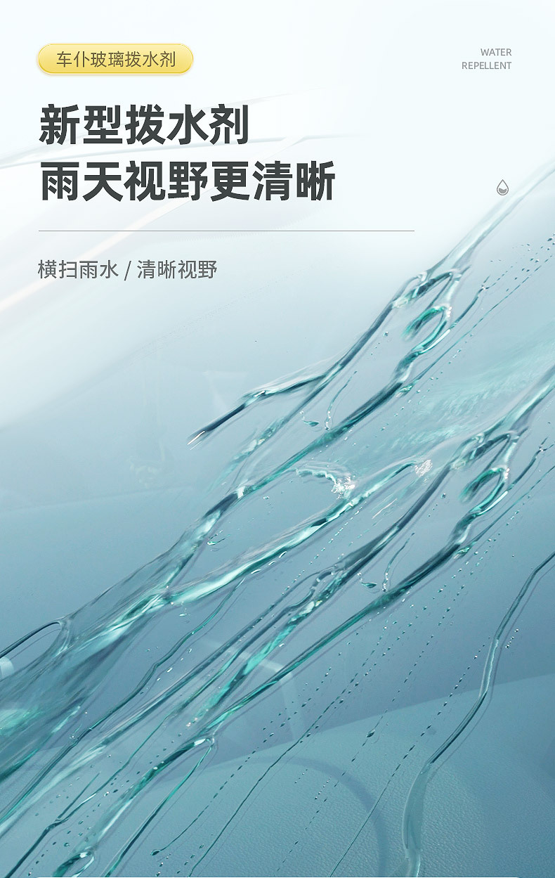 车仆玻璃拔水剂雨敌拨水剂玻璃防水防雨剂汽车玻璃驱水剂汽车用品详情7