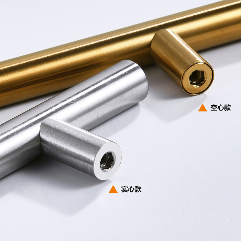 不锈钢ss201.304拉手空心实心T型铁把手柜门橱柜抽屉衣柜门把手详情10