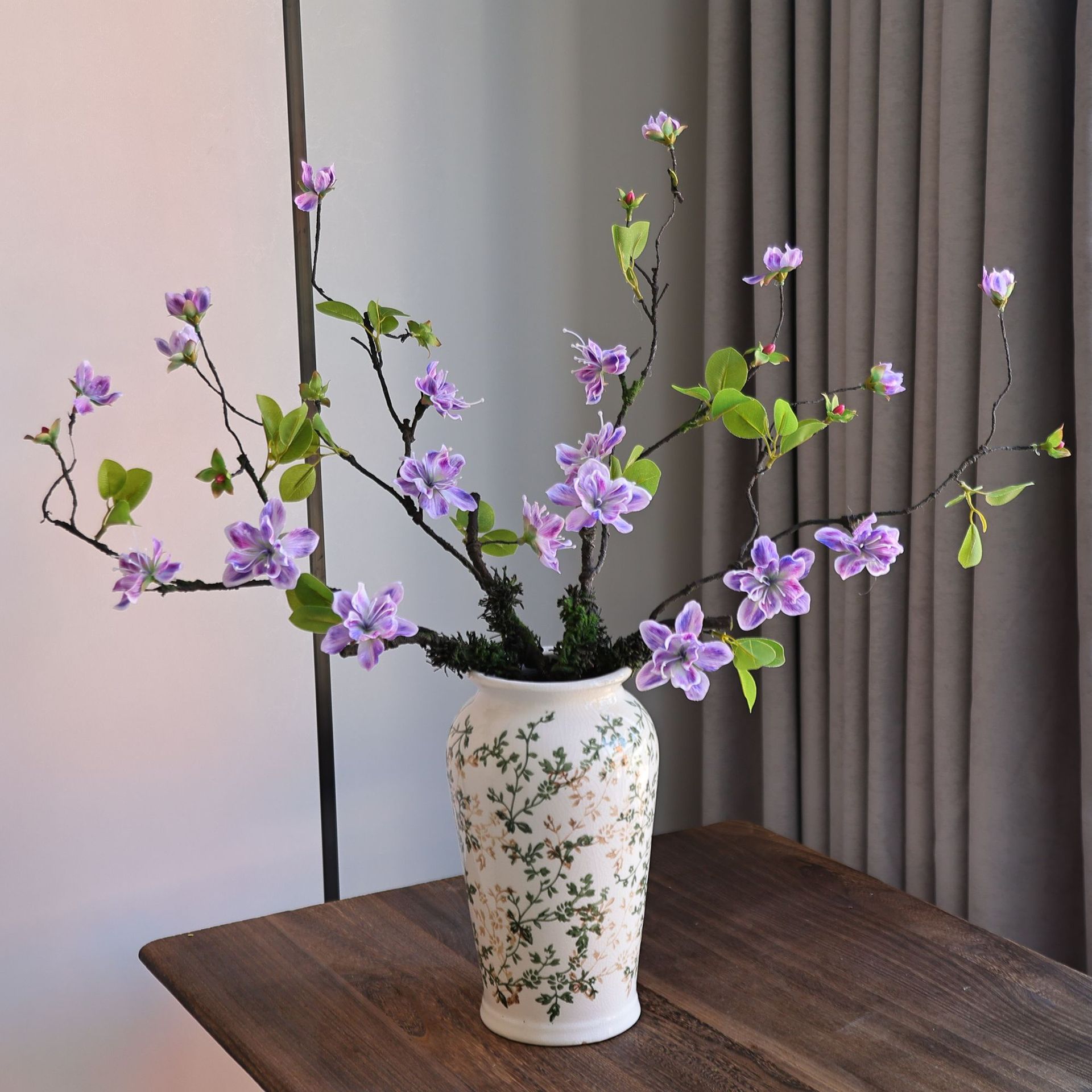 仿真花金丝兰家居中式古典茉莉花假花插花摆件新中式花朵家居装扮详情5