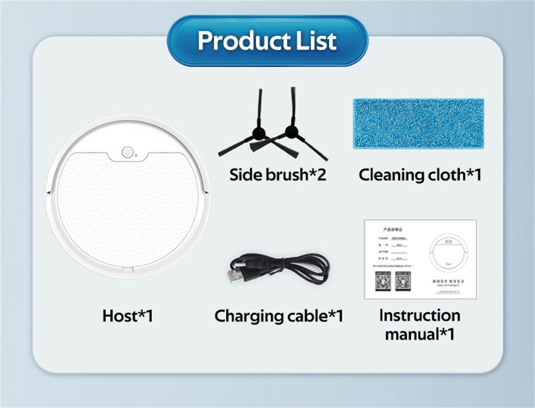 Smart Robotic Vacuum Cleaner for Home, Automatic obowai OB8S详情17