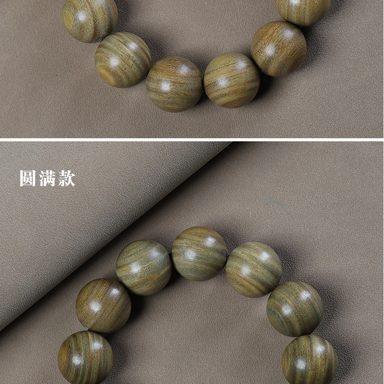 Argentine green sandalwood bracelet, submerged old material sandalwood wood Buddhist prayer beads bracelet for men and women, 108 prayer beads bracelet manufacturer pic 10
