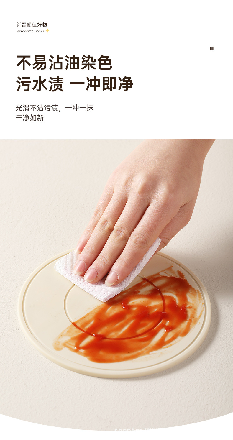 加厚轻奢风软胶隔热垫餐垫锅垫杯垫厨房砂锅防烫餐桌垫家用耐高温详情9