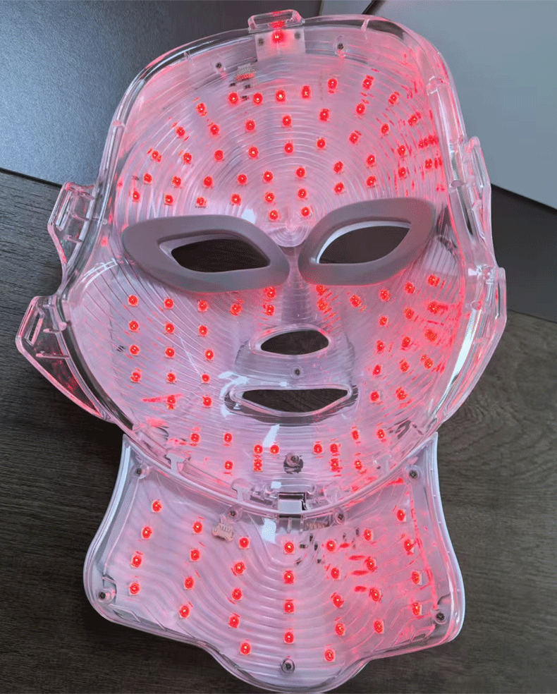 shanilak Cross-border best-selling rechargeable touch color light Mask Device, LED seven-color beauty mask, spectrometer beauty device pic 8