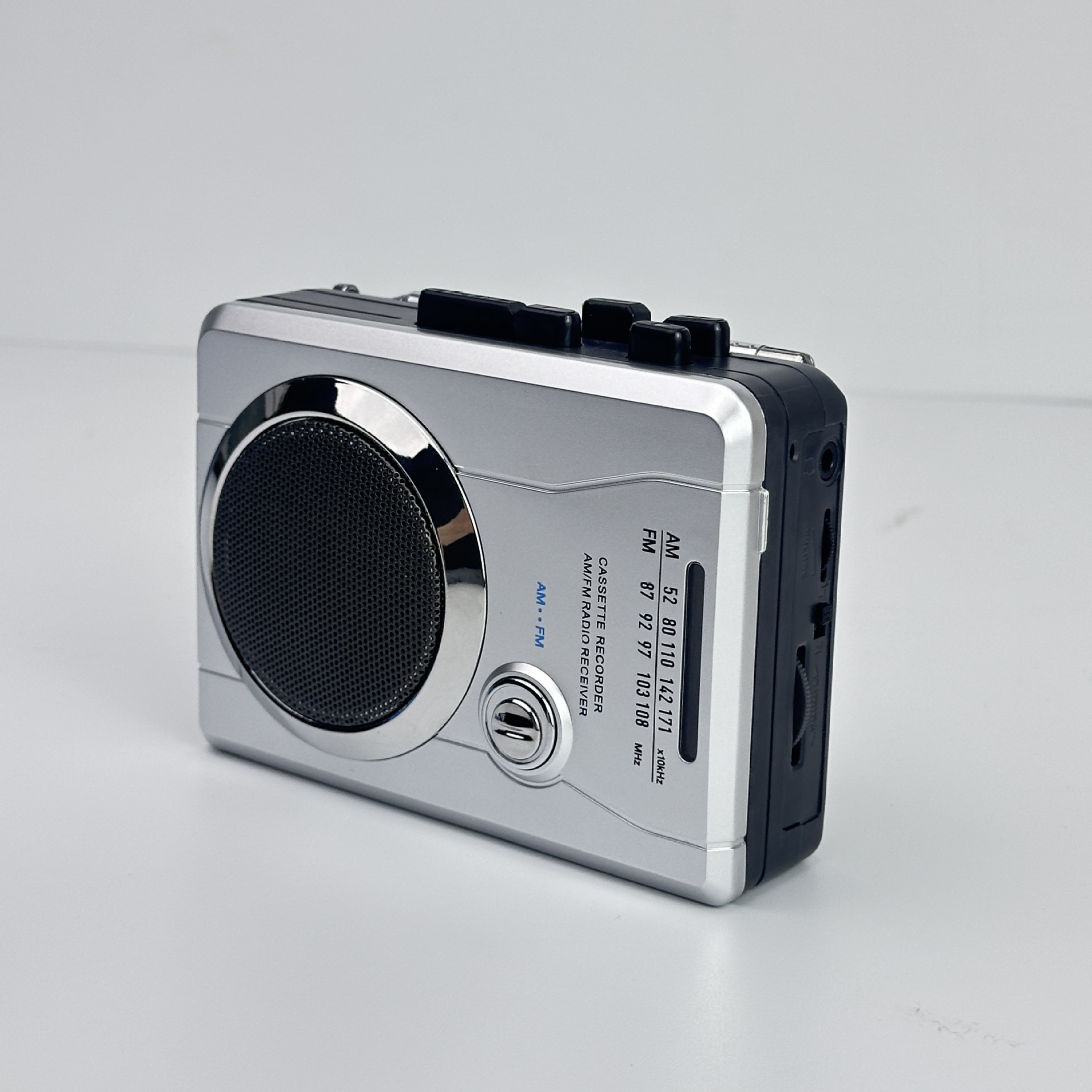 跨境便携磁带机卡扣户外收音机老式卡带播放机自动返带收录机外放详情5