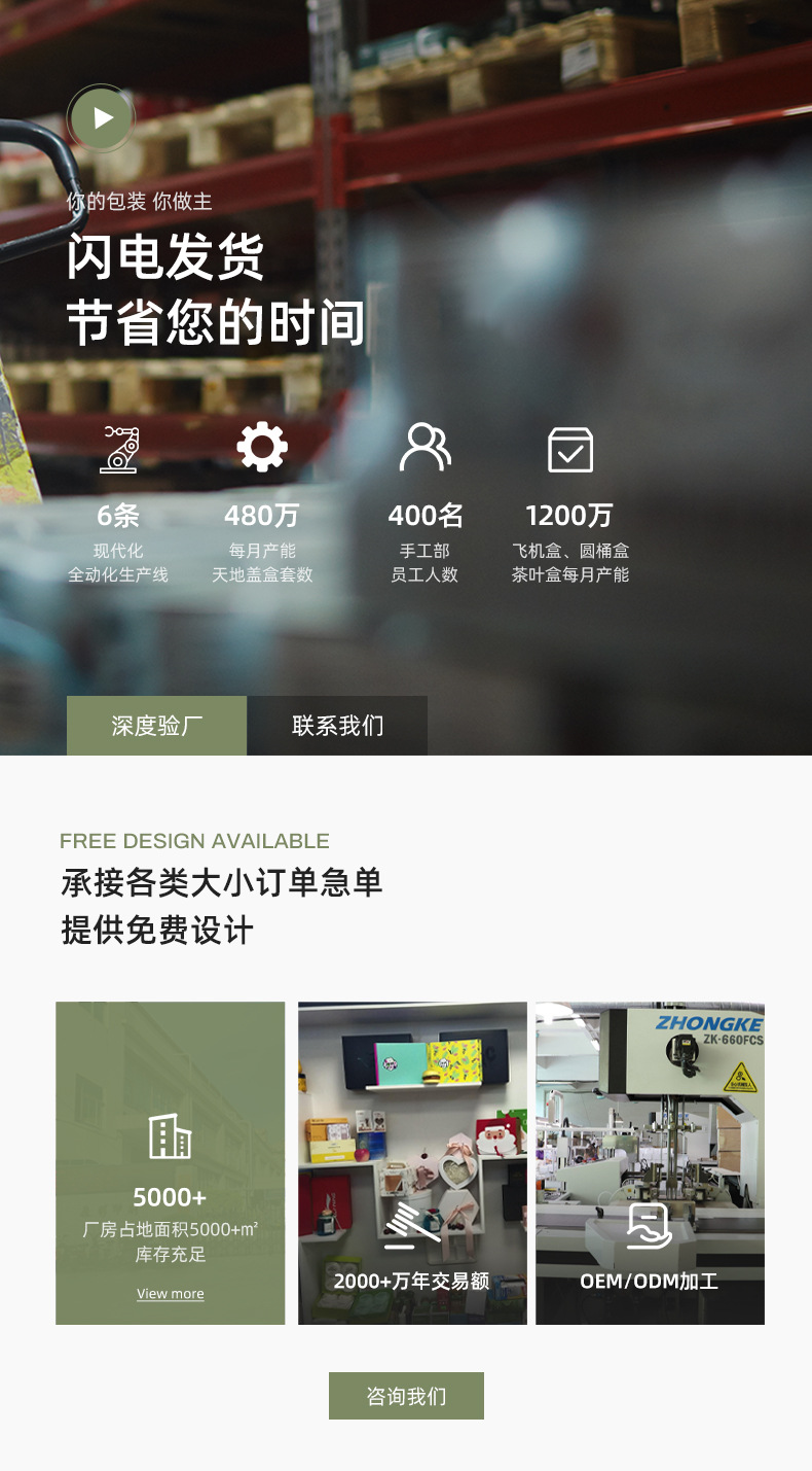 Factory direct supply of top and bottom cover box wireless wired earphone packaging box. Top and bottom cover earphone box supports sample taking pic 12