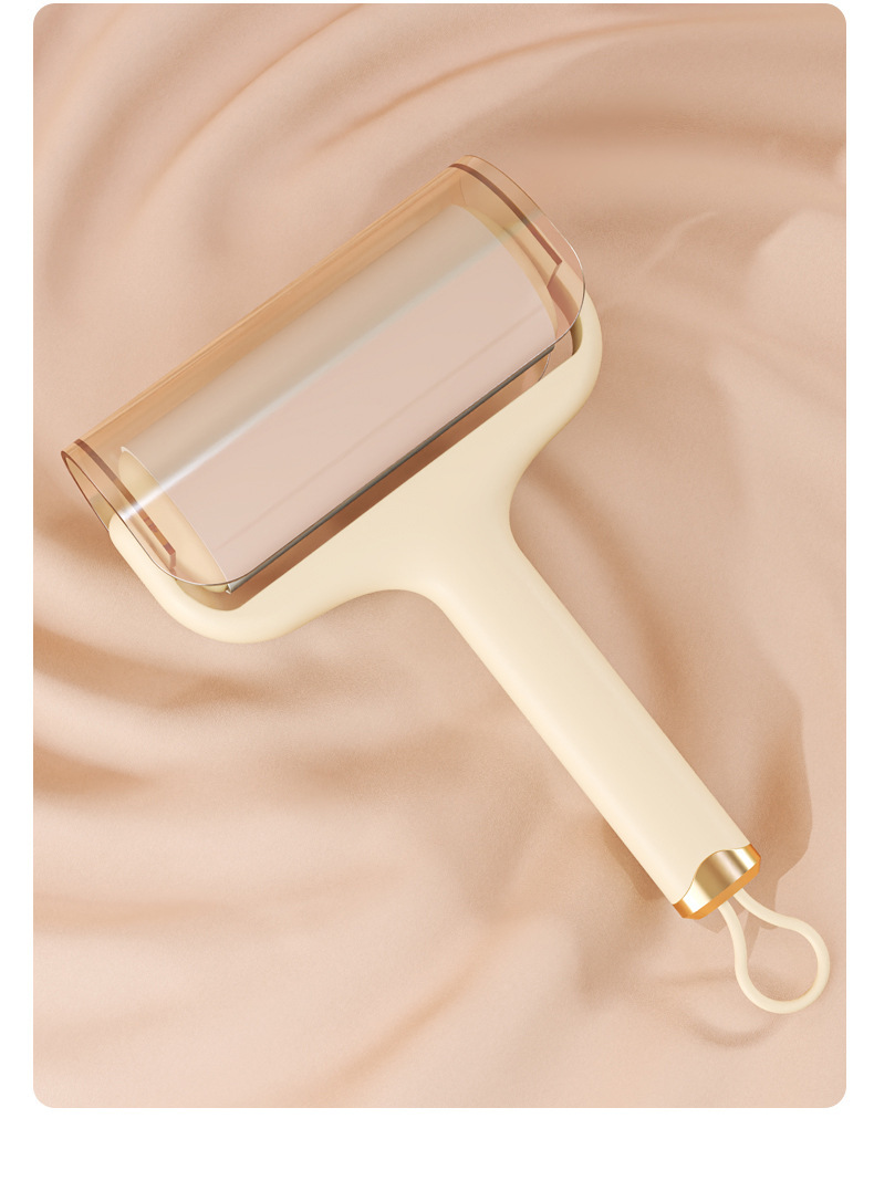 粘毛器滚筒可撕式替换卷纸沾毛滚刷去猫毛家用黏毛筒头发理神器详情11