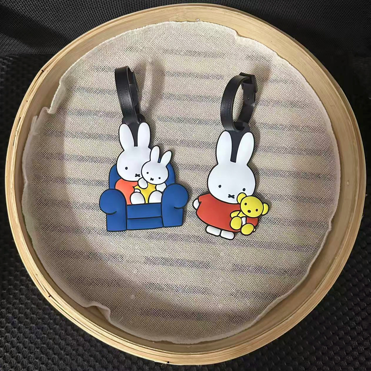 米菲兔卡通动漫行李牌旅行箱登机牌包包挂件可爱标识牌工艺品礼品详情4