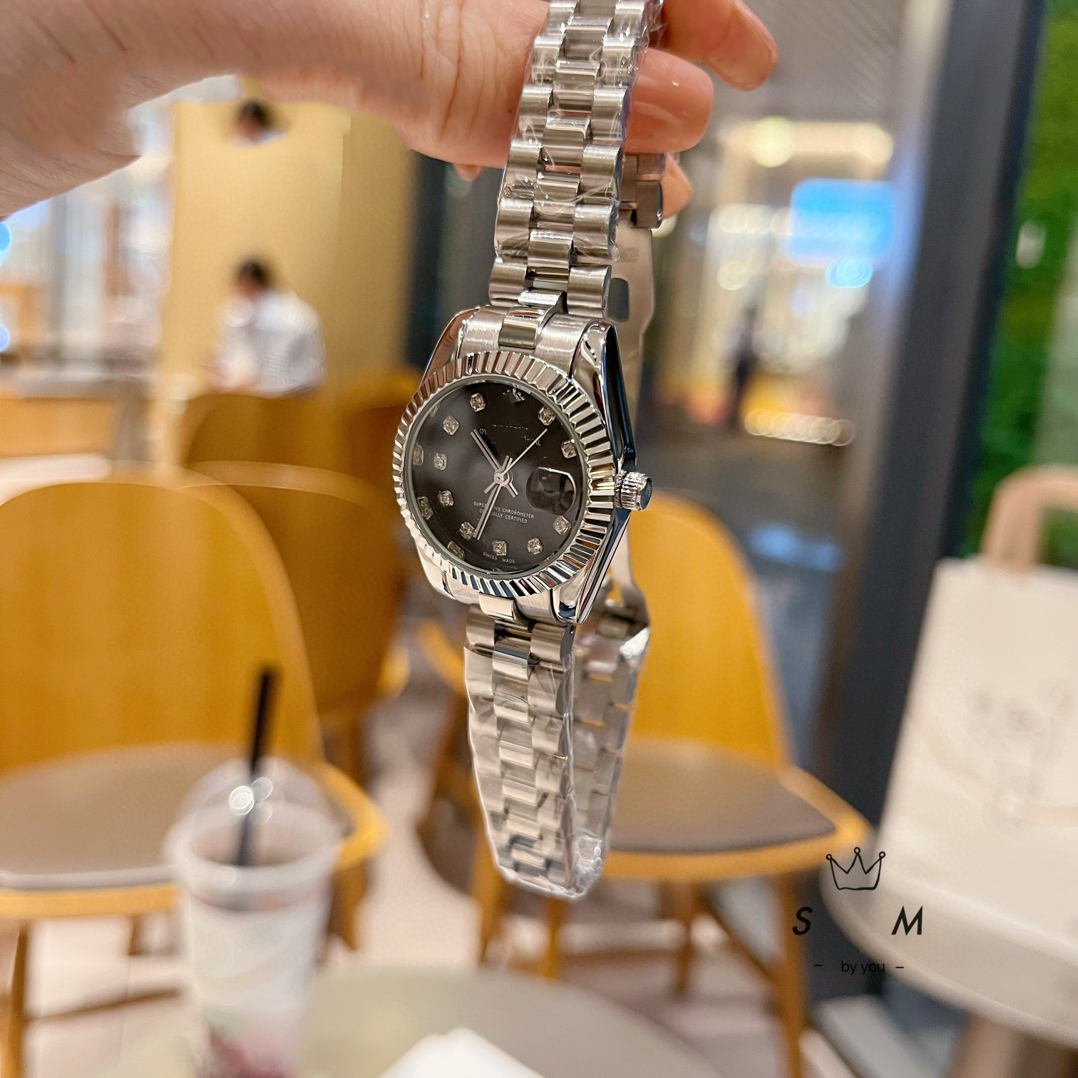 微商劳力家士日志系列时尚潮流钢带手表女名表石英手表女男代发详情38