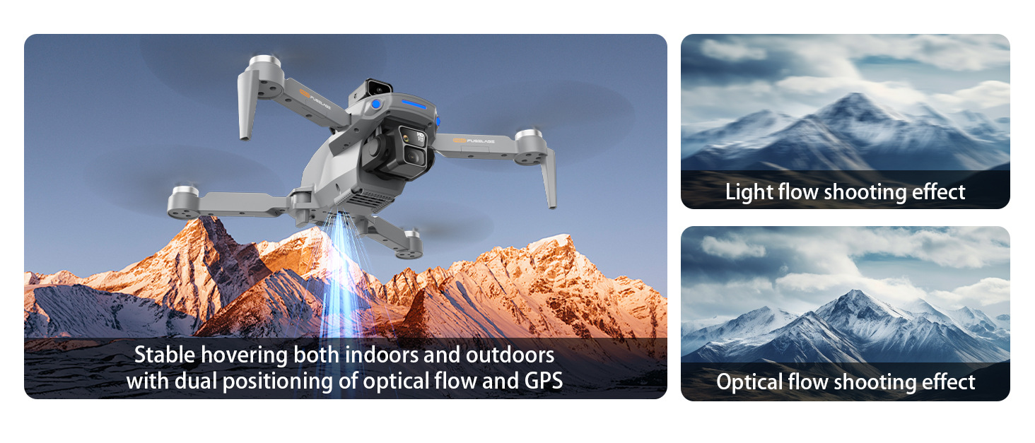 触摸屏遥控器B8S无人机GPS返航无刷光流悬停四轴飞行器跨境飞机详情9