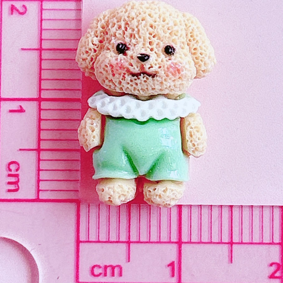 Cute bichon Frise pet dog decoration, diy hair accessories, hair clips, handcrafted creative pendants, shoe buckle stickers pic 15