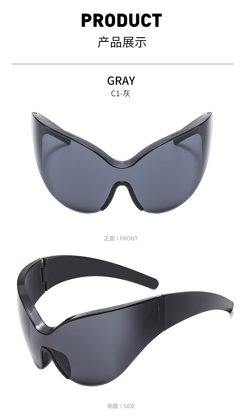 时髦高级感68193连体欧美小众个性墨镜男女时尚未来风韩版太阳镜详情10