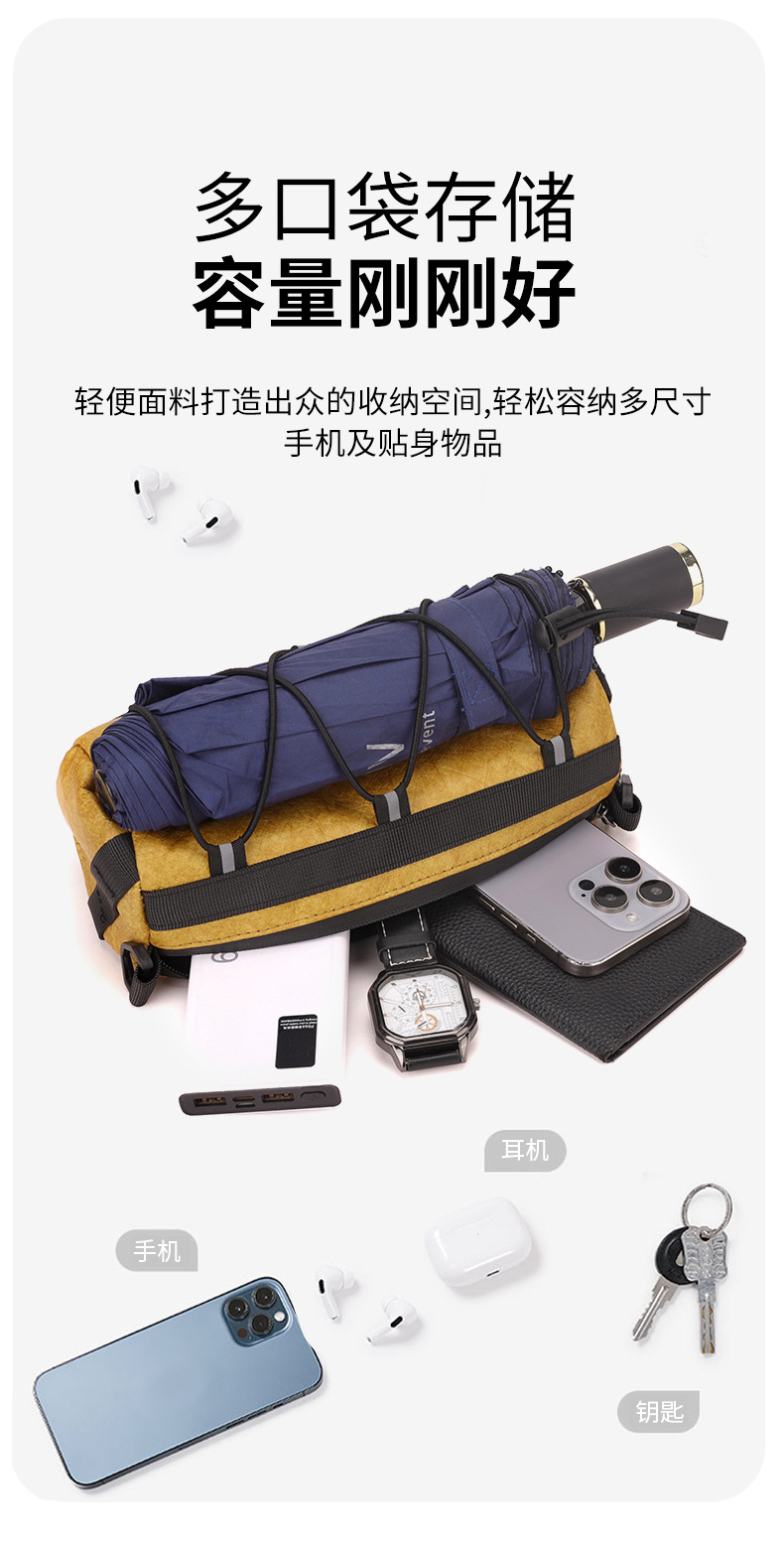 山地自行车圆筒车把包横梁挂包多功能代驾车公路折叠车骑行收纳包详情4