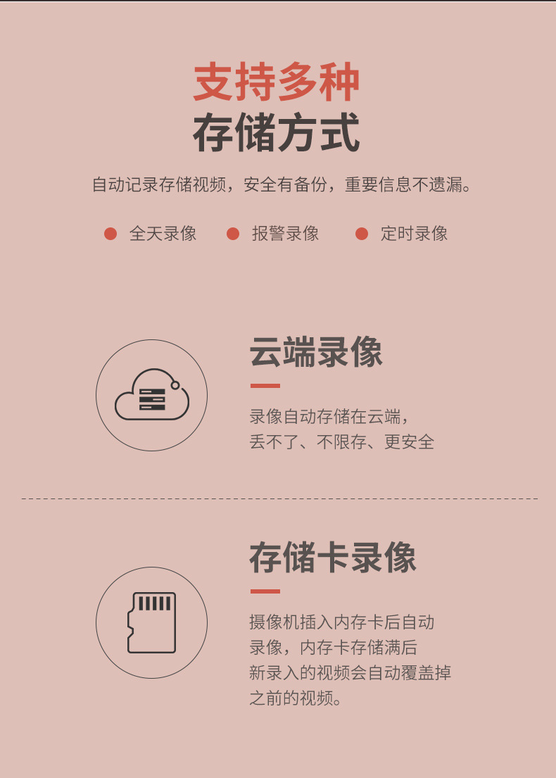 小萌虎移动侦测摄像头看家宝贝无线高清监控智能机器人摄像头批发详情10