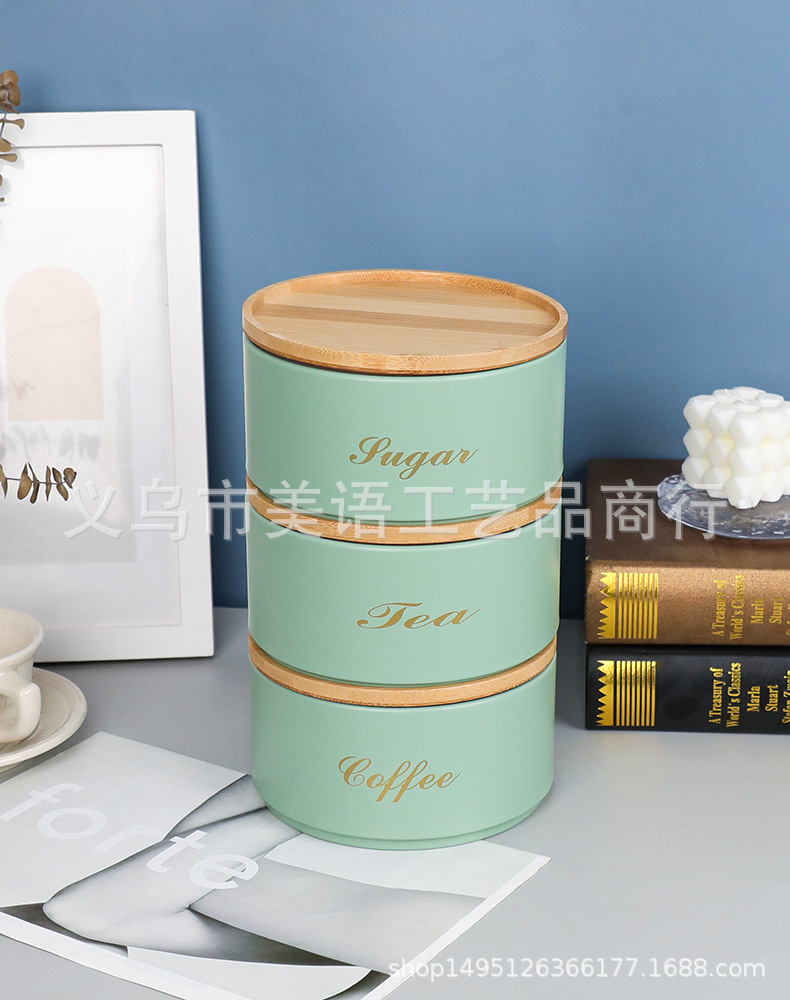 密封罐保鲜盒厨房五谷杂粮储物罐零食干果收纳罐防潮奶粉罐茶叶罐详情3