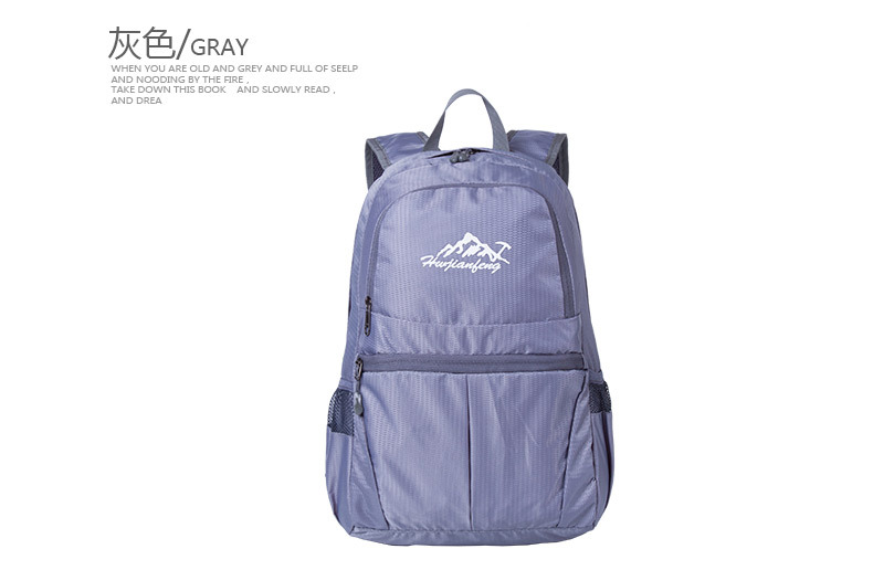 【PLUS Exclusive 】 Lightweight folding bag, wear-resistant and water-repellent Oxford fabric printed backpack, outdoor travel backpack pic 21