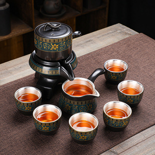 Kiln-transformed ceramic single-cup Jian ware, Tenmoku glaze tea cups, tea cups, creative personal master cups, large tea-tasting cups, and bamboo hat cups pic 2