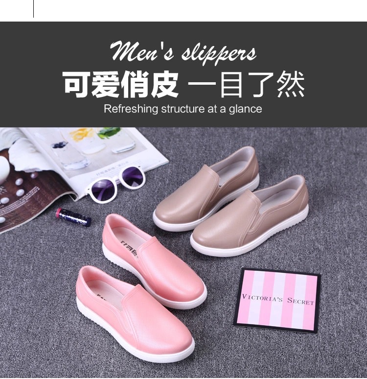 巨力正品跨境雨鞋女防水雨鞋女外穿百搭韩版低帮水鞋女软底防水鞋厂家直销详情1