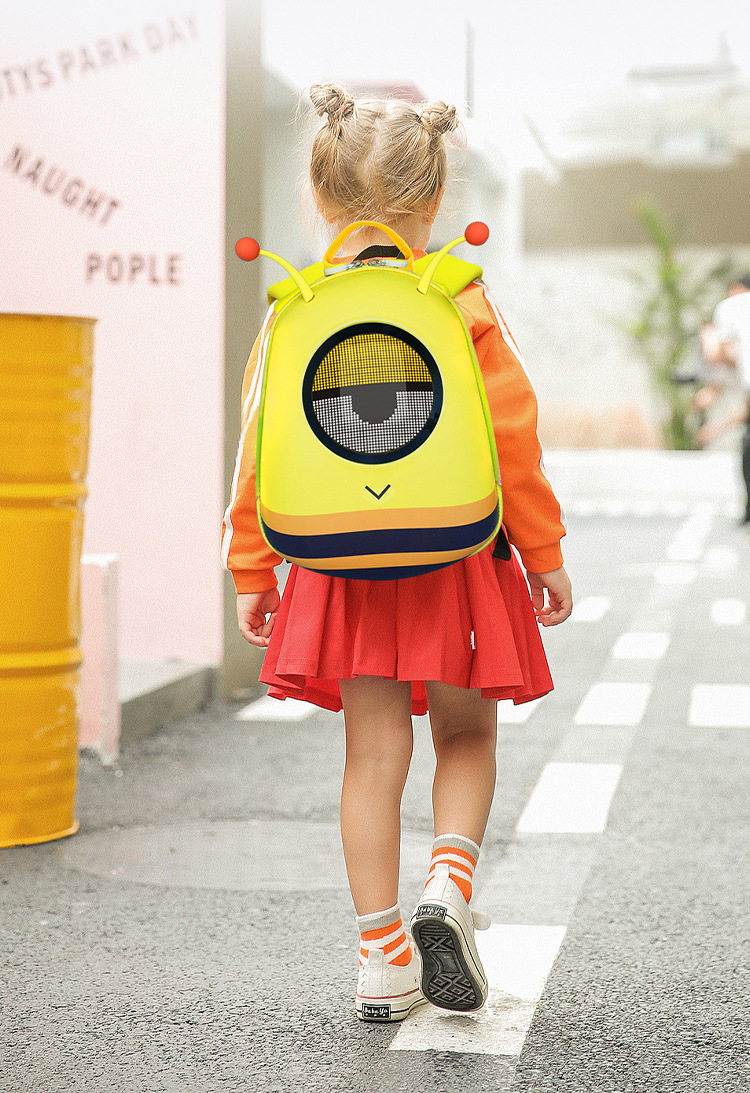 loy Cross-border New LED children's backpack, DIY animation, smart and cute outdoor casual bag and schoolbag for kids pic 12
